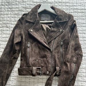 BlankNYC suede moto jacket